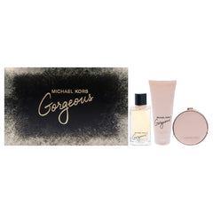 Michael Kors Gorgeous 3 Pc Gift Set-Thefragrancemart.com