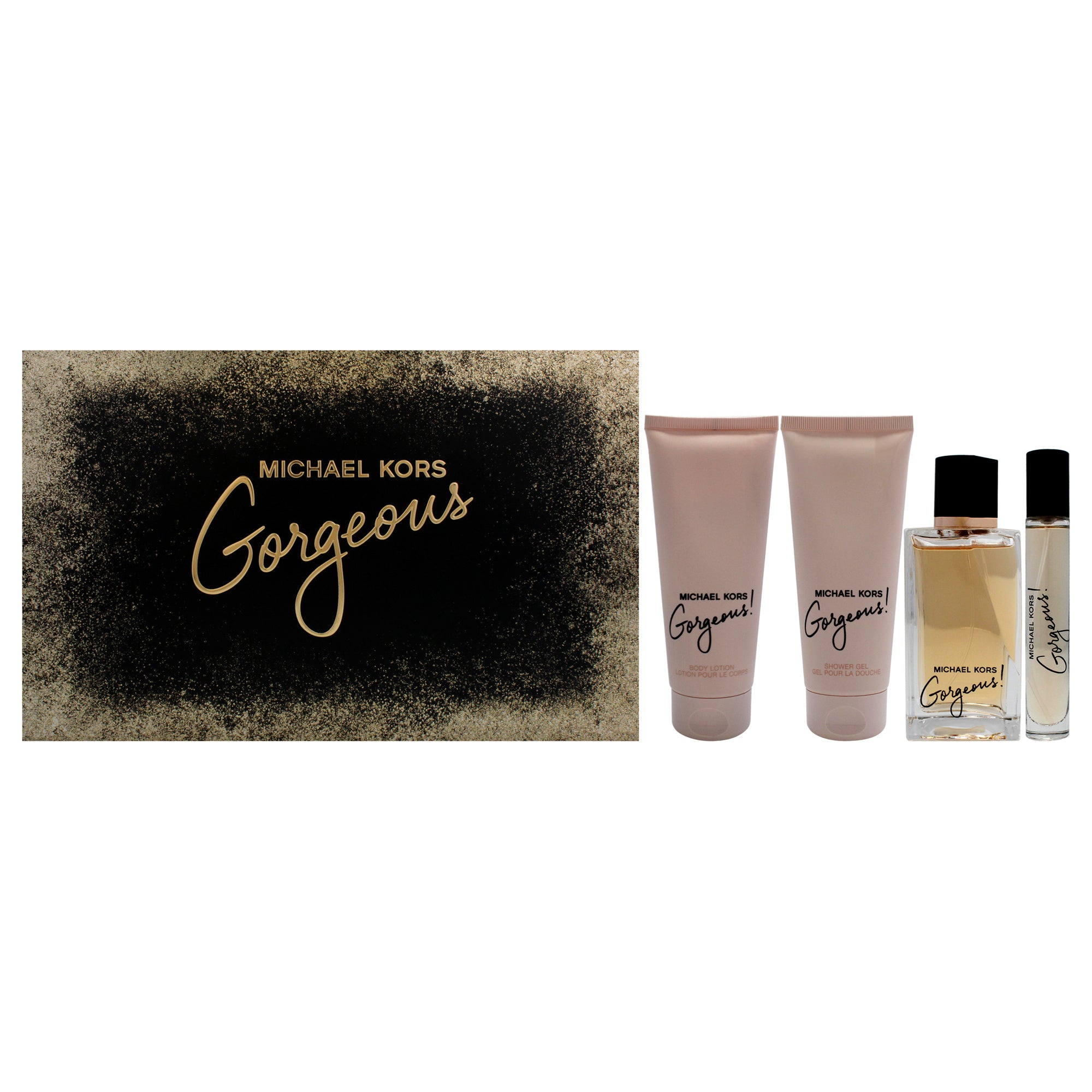 Michael Kors Gorgeous 4 Pc Gift Set-Thefragrancemart.com