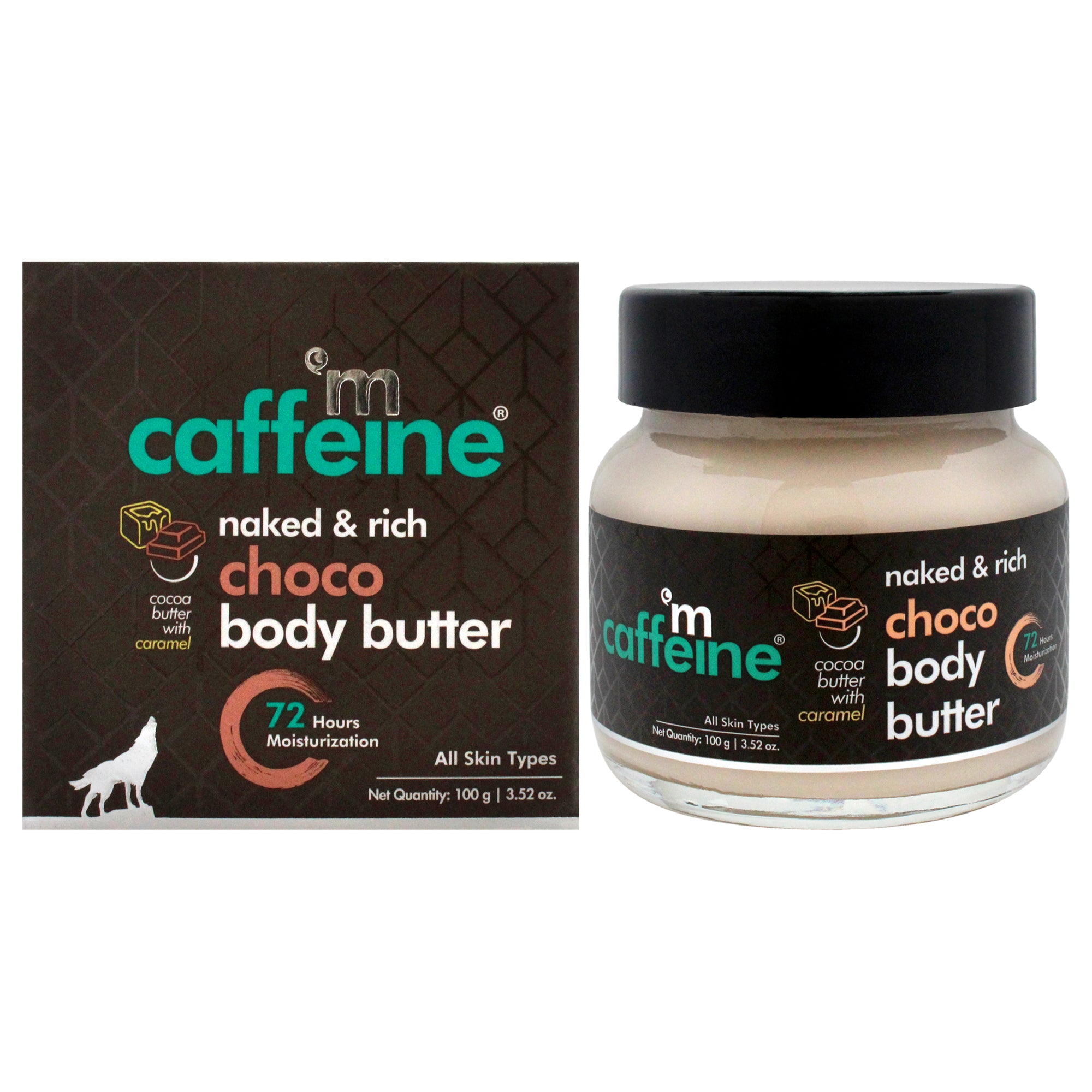 mCaffeine Naked and Rich Choco Body Butter - Cocoa-Caramel -Thefragrancemart.com