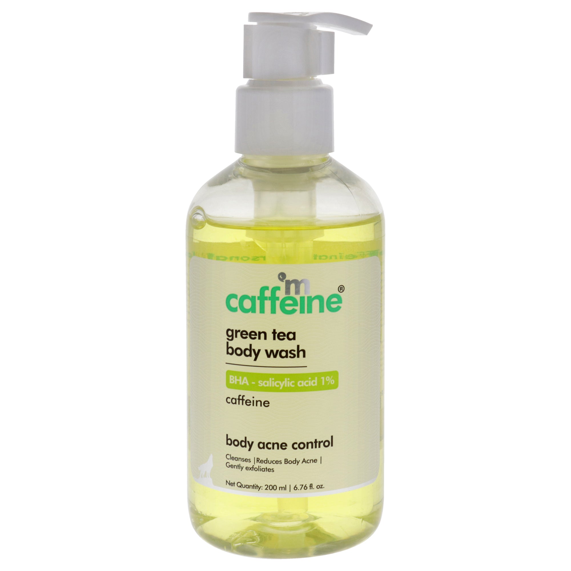 mCaffeine Green Tea Body Wash with BHA Salicylic Acid - 1 Percent -Thefragrancemart.com