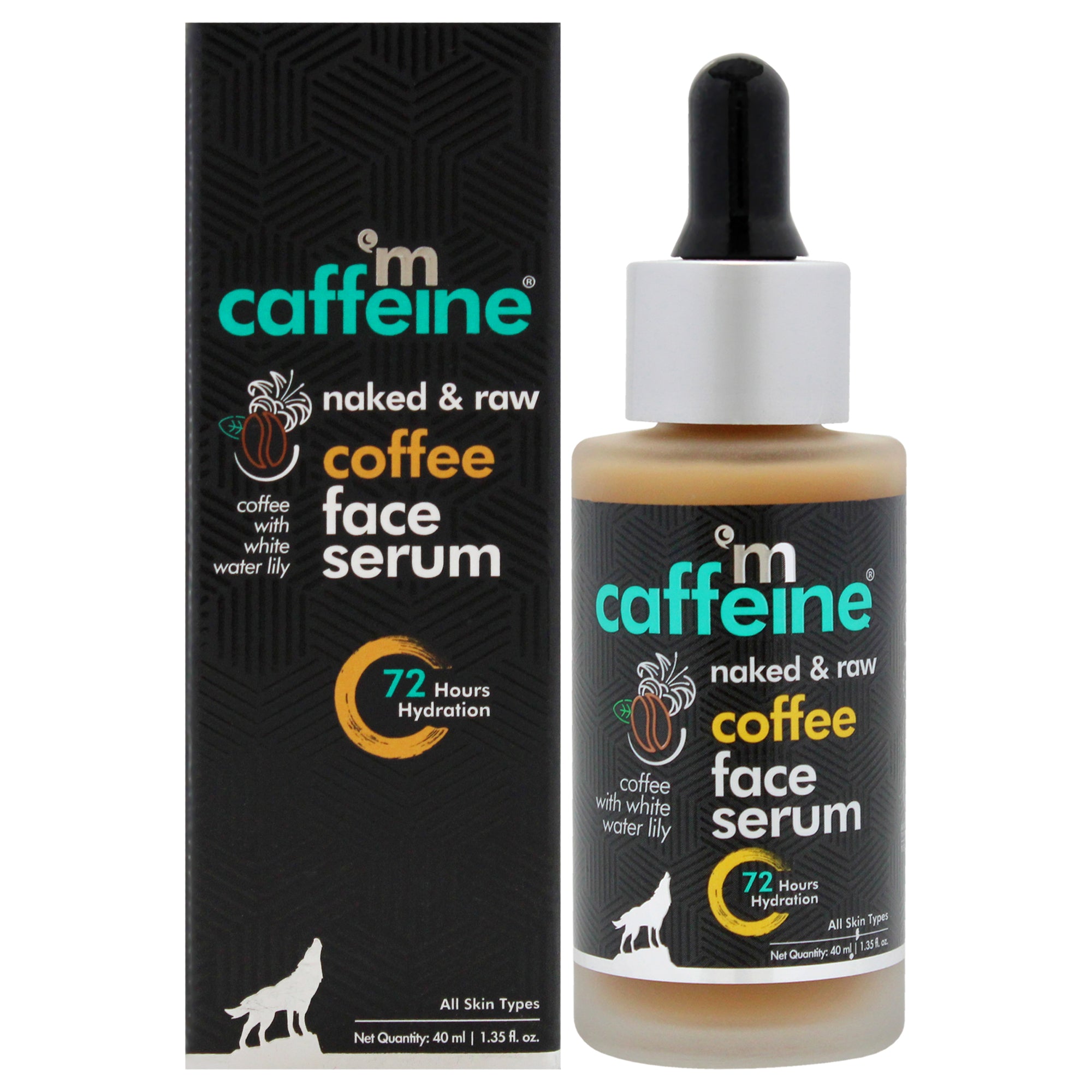 mCaffeine Naked and Raw Coffee Face Serum - Coffe-Water Lily -Thefragrancemart.com