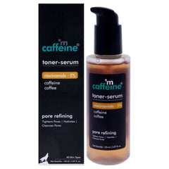 mCaffeine Toner-Serum Niacinamide 5 Percent Caffeine Coffee Pore Refining - All Skin Types -Thefragrancemart.com