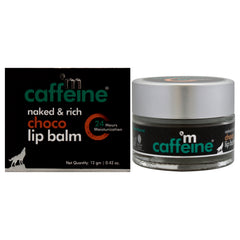 mCaffeine Naked and Rich Choco Lip Balm -Thefragrancemart.com