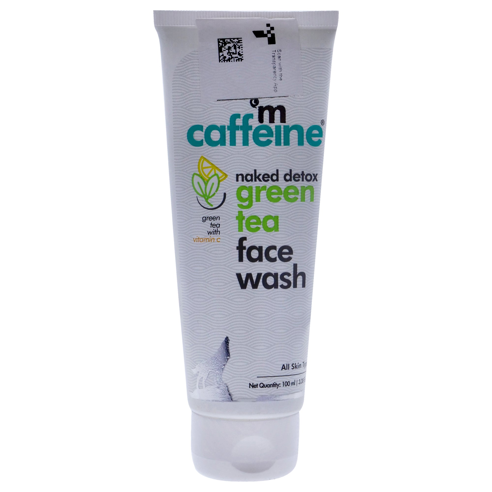 mCaffeine Naked Detox Green Tea Face Wash - Vitamin C - All Skin Types -Thefragrancemart.com