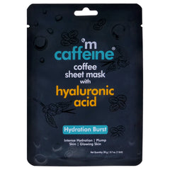 mCaffeine Coffee Sheet Mask with Hyaluronic Acid -Thefragrancemart.com