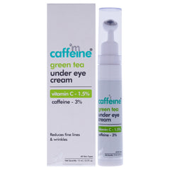 mCaffeine Green Tea Under Eye Cream Vitamin C 1.5 Percent -Thefragrancemart.com