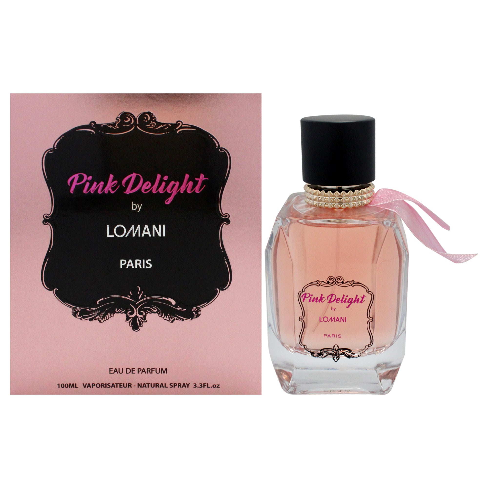 Lomani Pink Delight Eau De Parfum-Thefragrancemart.com