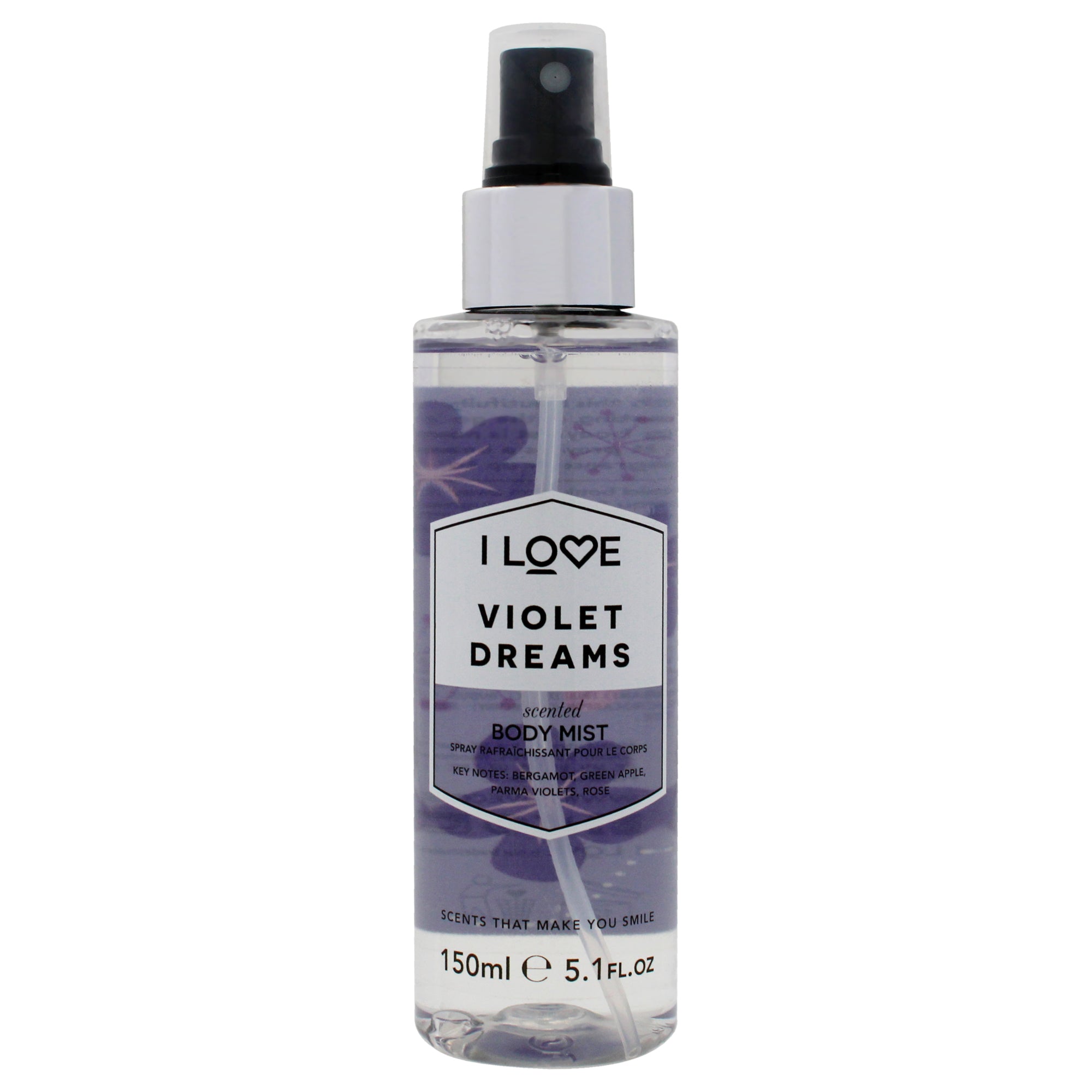 I Love Cosmetics Scented Body Mist - Violet Dreams -Thefragrancemart.com