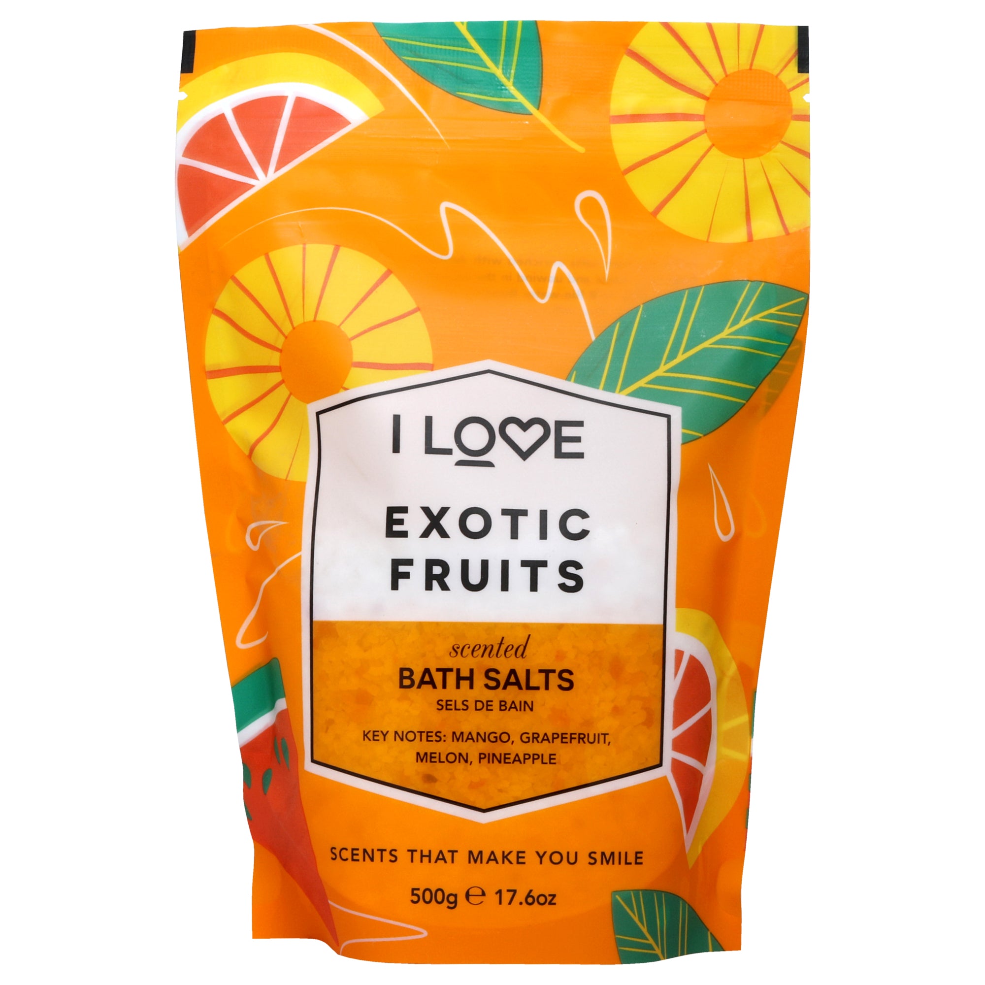 I Love Cosmetics Scented Bath Salts - Exotic Fruit -Thefragrancemart.com