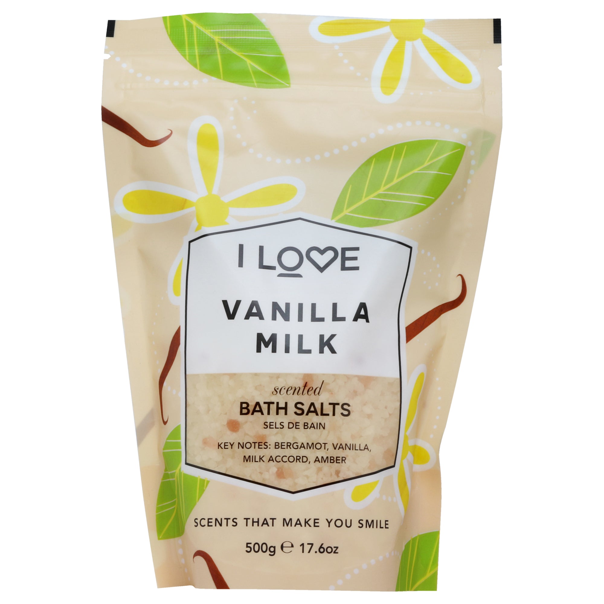 I Love Cosmetics Scented Bath Salts - Vanilla Milk -Thefragrancemart.com