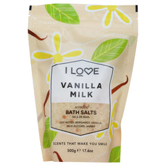 I Love Cosmetics Scented Bath Salts - Vanilla Milk -Thefragrancemart.com