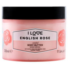 I Love Cosmetics Scented Body Butter - English Rose -Thefragrancemart.com