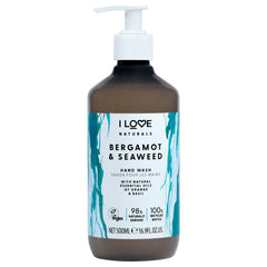 I Love Cosmetics Naturals Hand Wash - Bergamot and Seaweed -Thefragrancemart.com