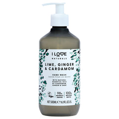 I Love Cosmetics Naturals Hand and Body Lotion - Lime-Ginger and Cardamon -Thefragrancemart.com