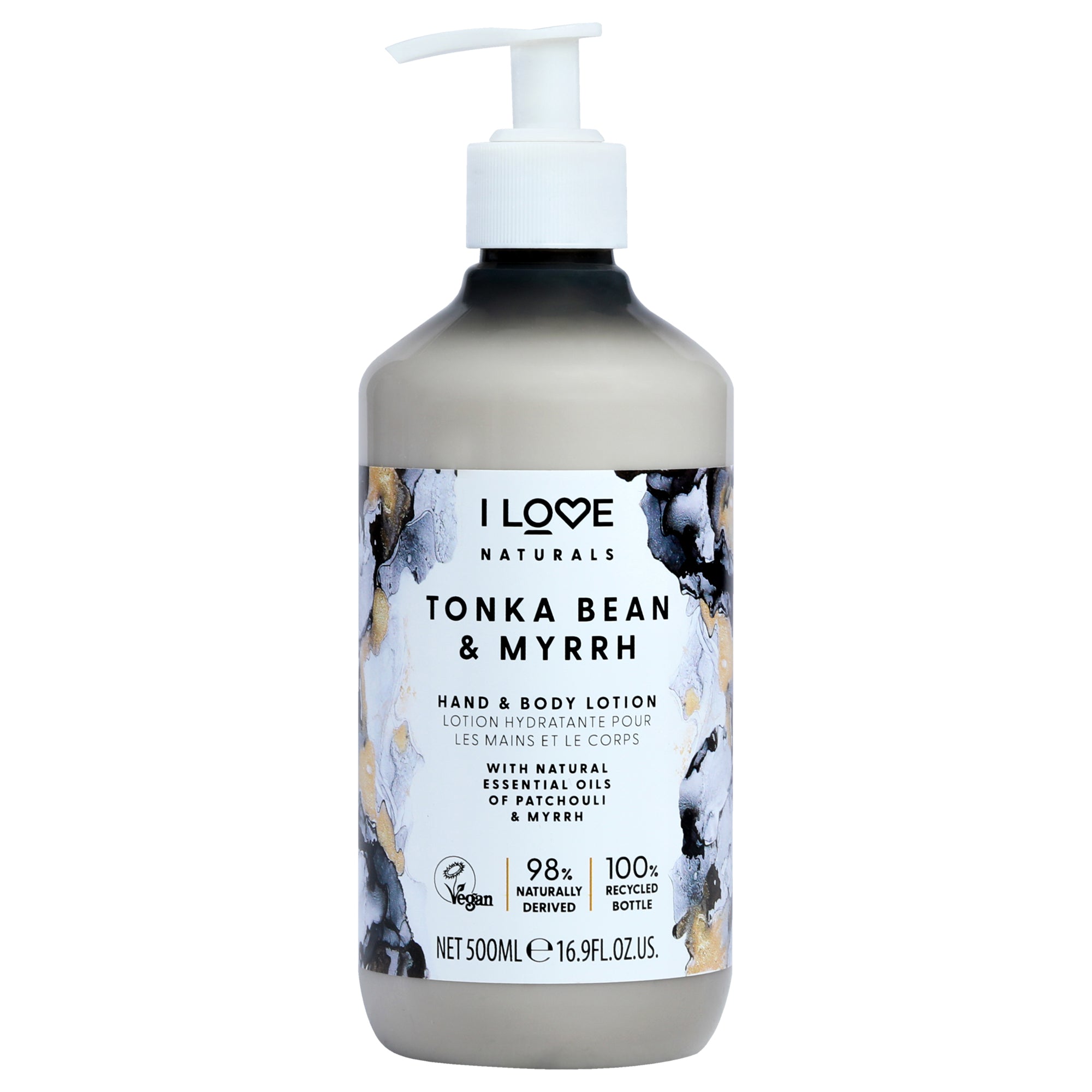 I Love Cosmetics Naturals Hand and Body Lotion - Tonka Bean and Myrrh -Thefragrancemart.com