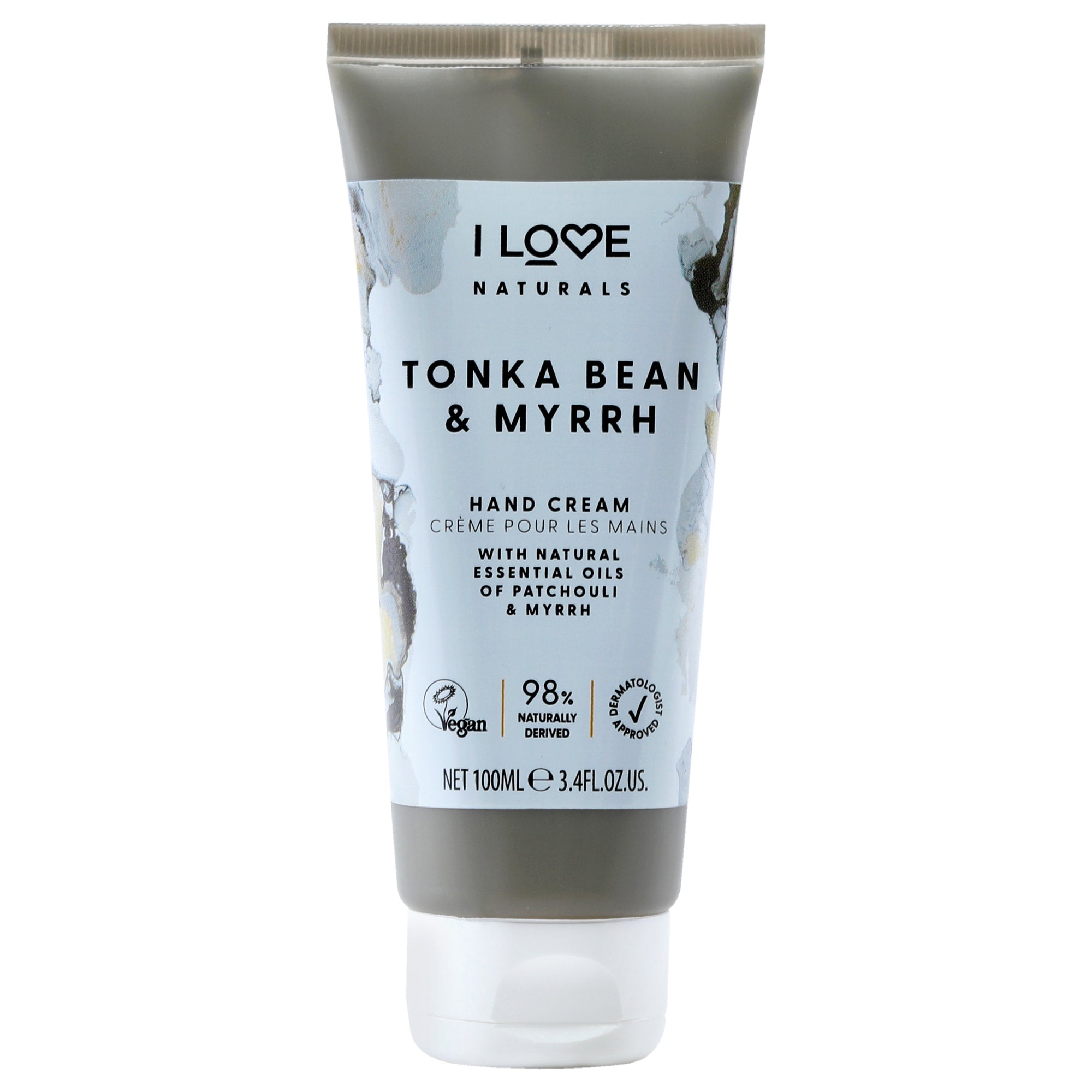 I Love Cosmetics Naturals Hand Cream - Tonka Bean and Myrrh -Thefragrancemart.com