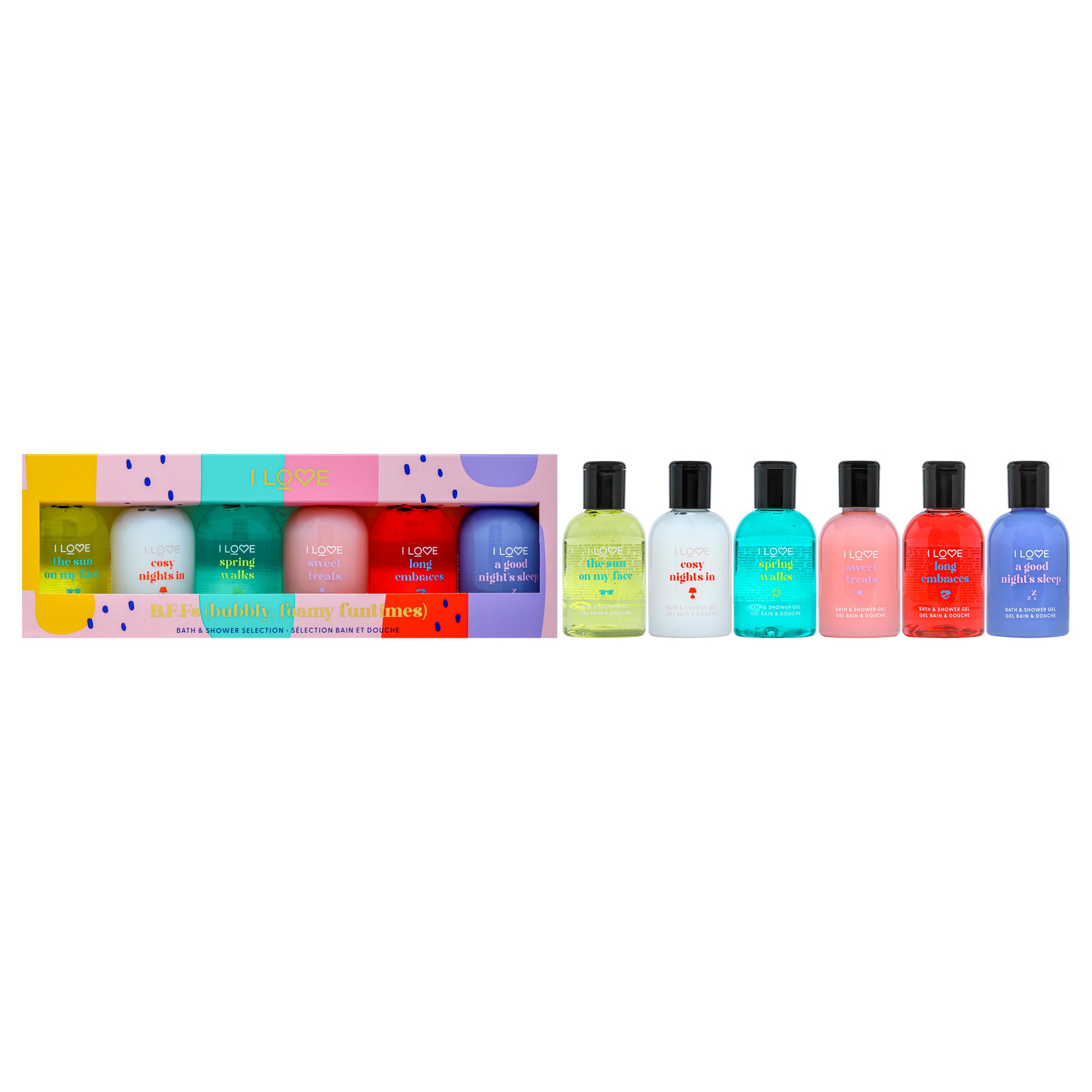 I Love Cosmetics B.F.Fs Bubly, Foamy and Funtimes Bath And Shower Gel Collection -Thefragrancemart.com