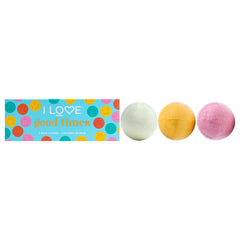 I Love Cosmetics Good Times Bath Fizzer Pack -Thefragrancemart.com