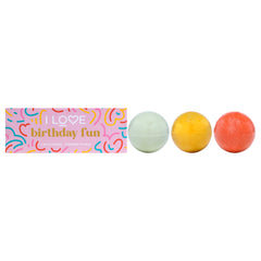 I Love Cosmetics Birthday Fun Bath Fizzer Pack -Thefragrancemart.com