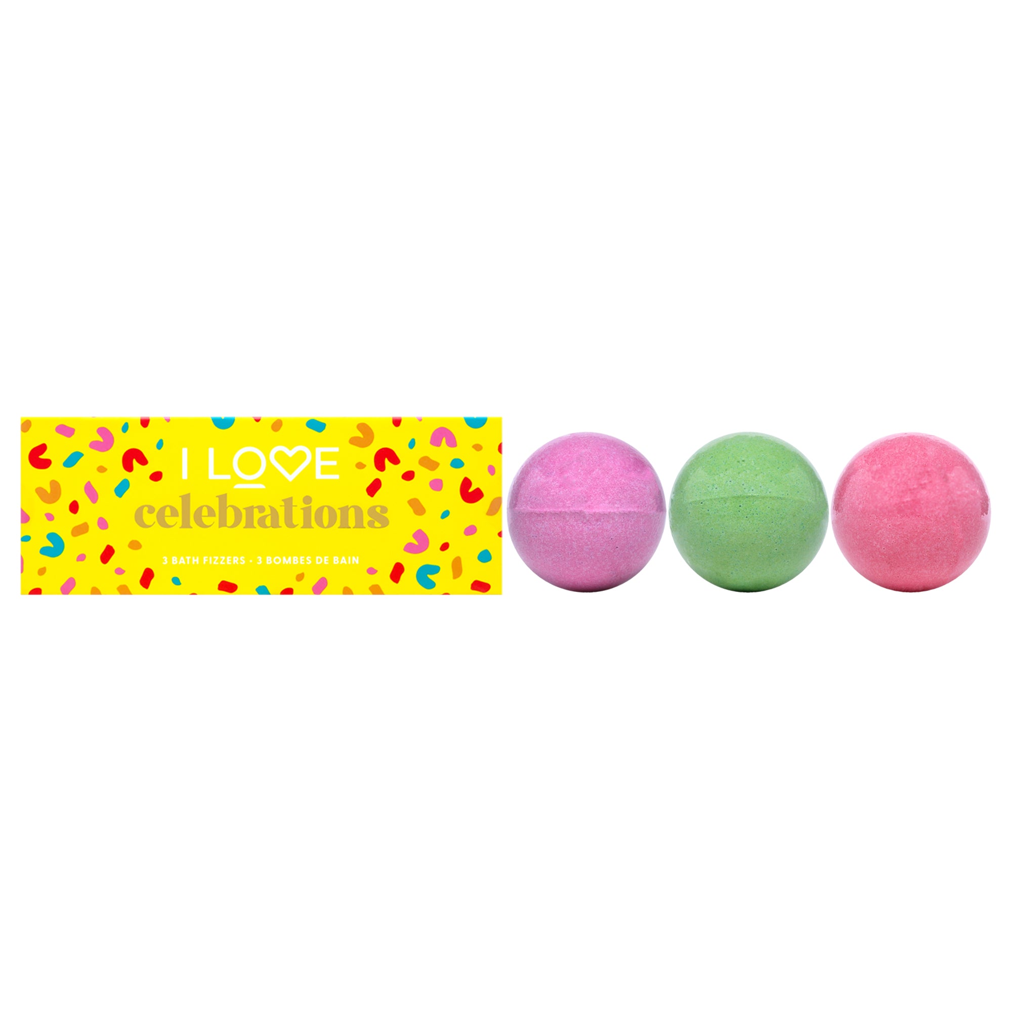 I Love Cosmetics Celebrations Bath Fizzer -Thefragrancemart.com