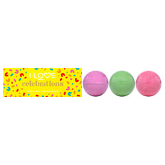 I Love Cosmetics Celebrations Bath Fizzer -Thefragrancemart.com