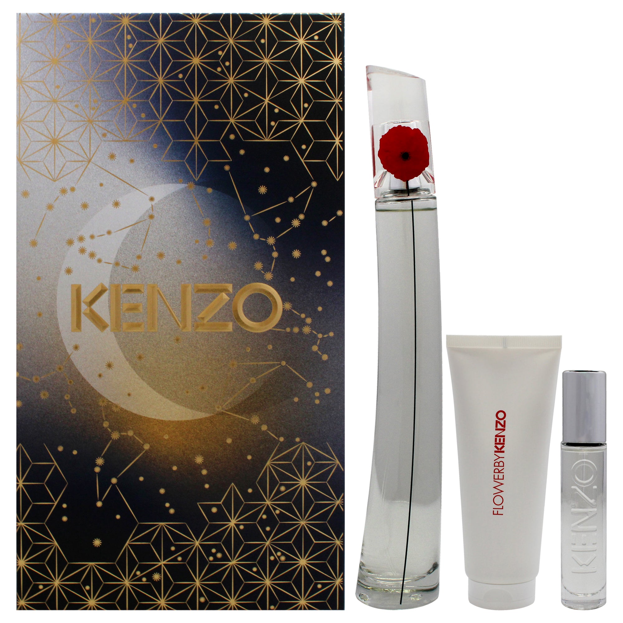 Kenzo Flower 3 Pc Gift Set-Thefragrancemart.com