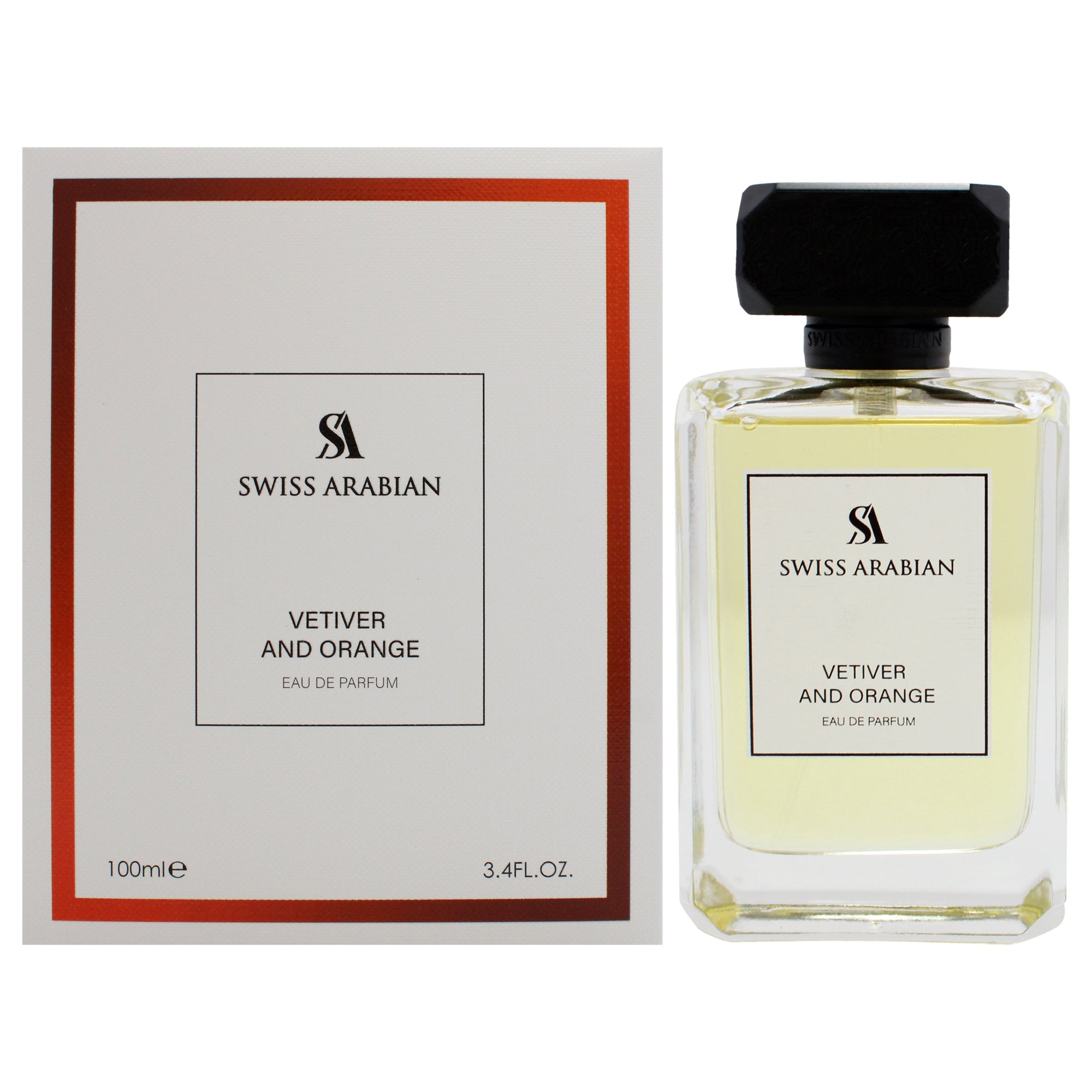 Swiss Arabian Vetiver and Orange Eau De Parfum-Thefragrancemart.com