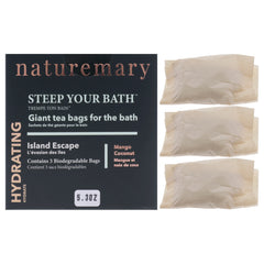 Naturemary Hydrating Steep Your Bath Island Escape - Mango Coconut -Thefragrancemart.com