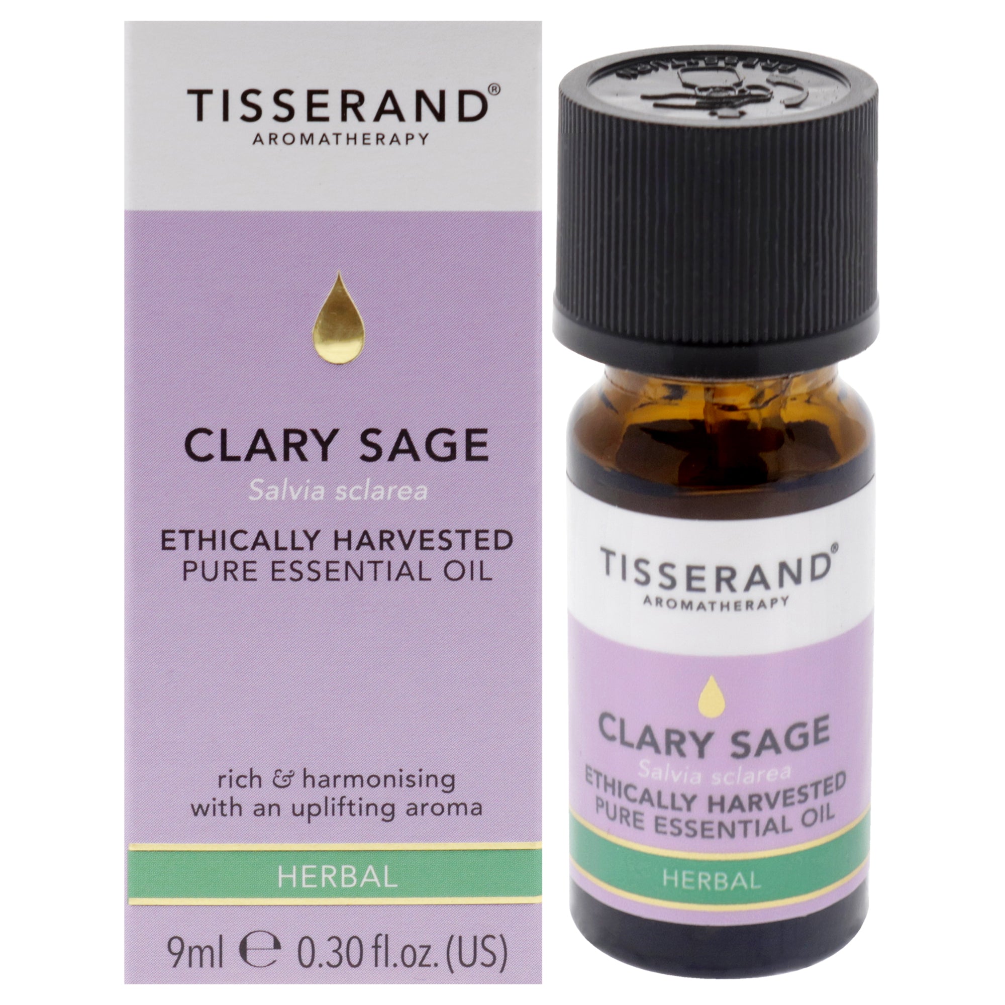 Tisserand Ethically Harvested Pure Essential Oil - Clary Sage -Thefragrancemart.com