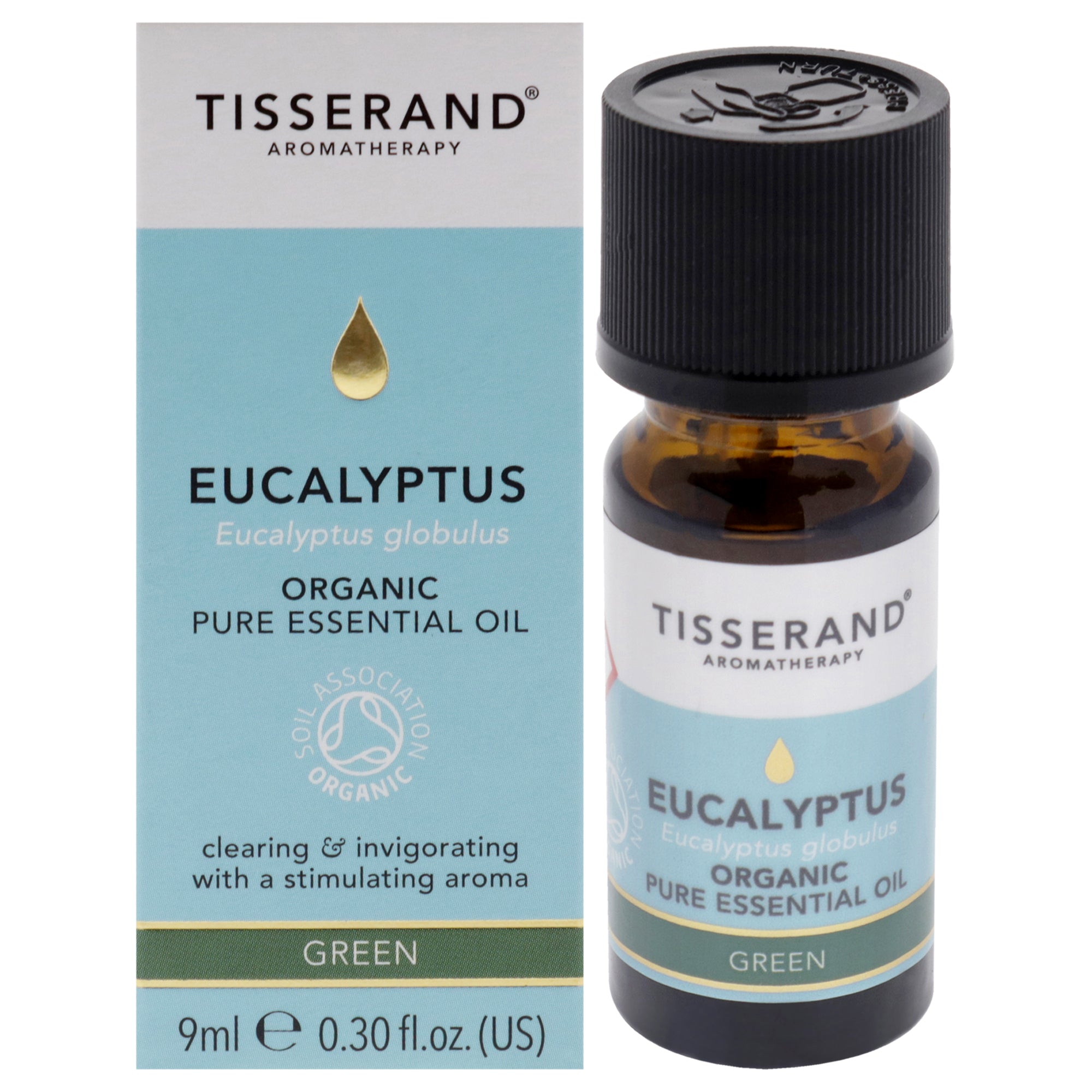 Tisserand Organic Pure Essential Oil - Eucalyptus -Thefragrancemart.com