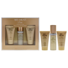 Elizabeth Taylor White Diamonds Legacy 3 Pc Gift Set-Thefragrancemart.com