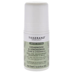 Tisserand Roll-On Deodorant - Cedarwood and Lemongrass -Thefragrancemart.com