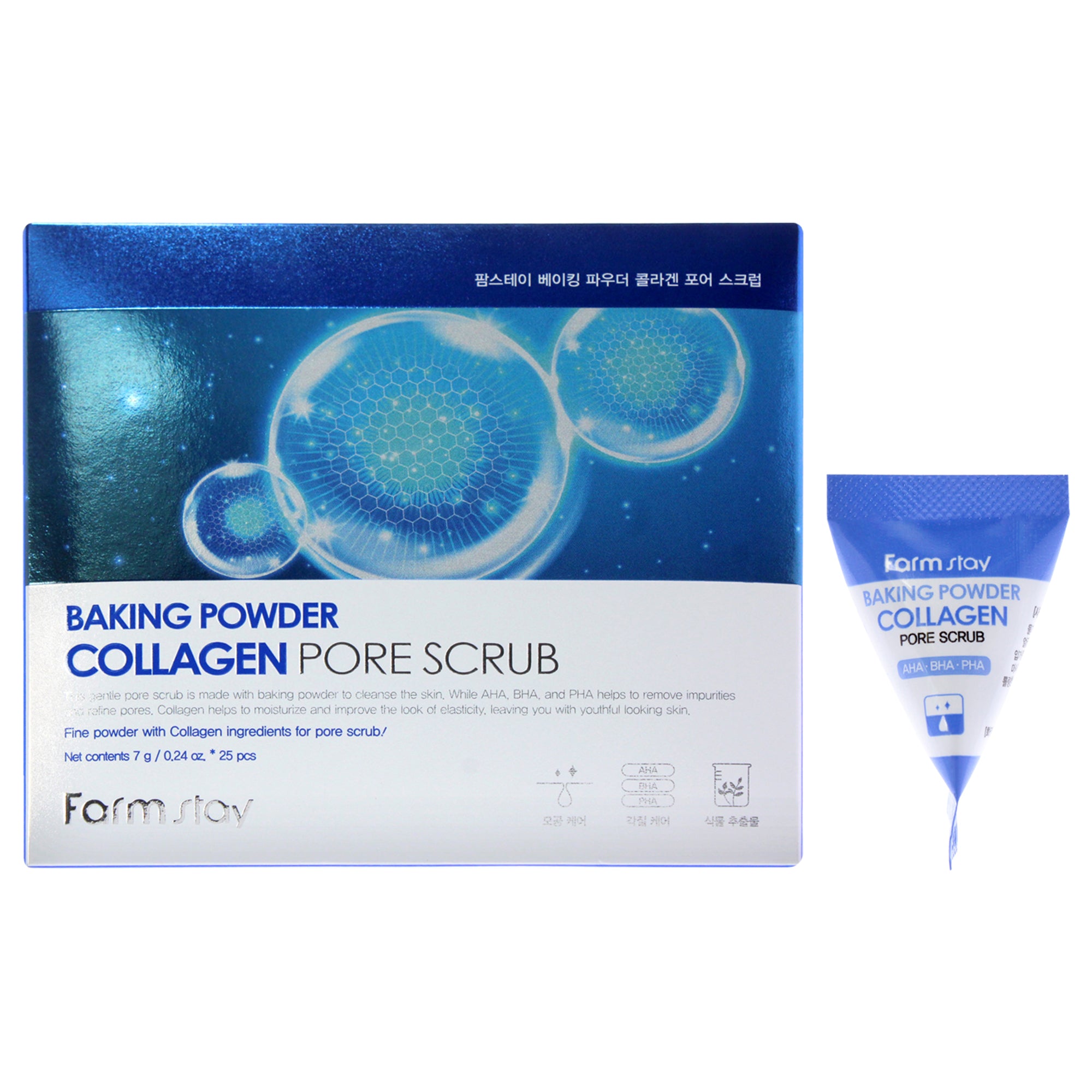 FarmStay Baking Powder Collagen Pore Scrub -Thefragrancemart.com