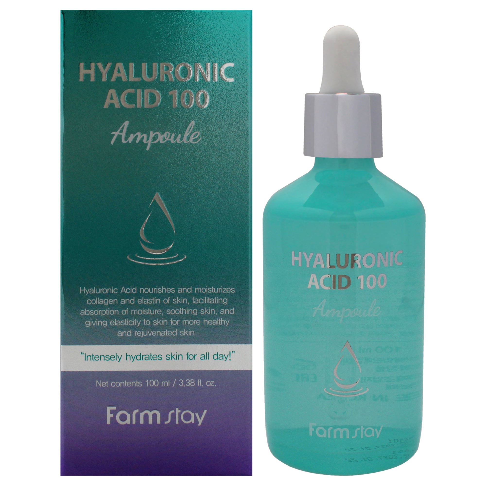 FarmStay Hyaluronic Acid 100 Ampoule -Thefragrancemart.com