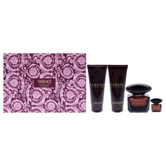 Versace Crystal Noir 4 Pc Gift Set-Thefragrancemart.com