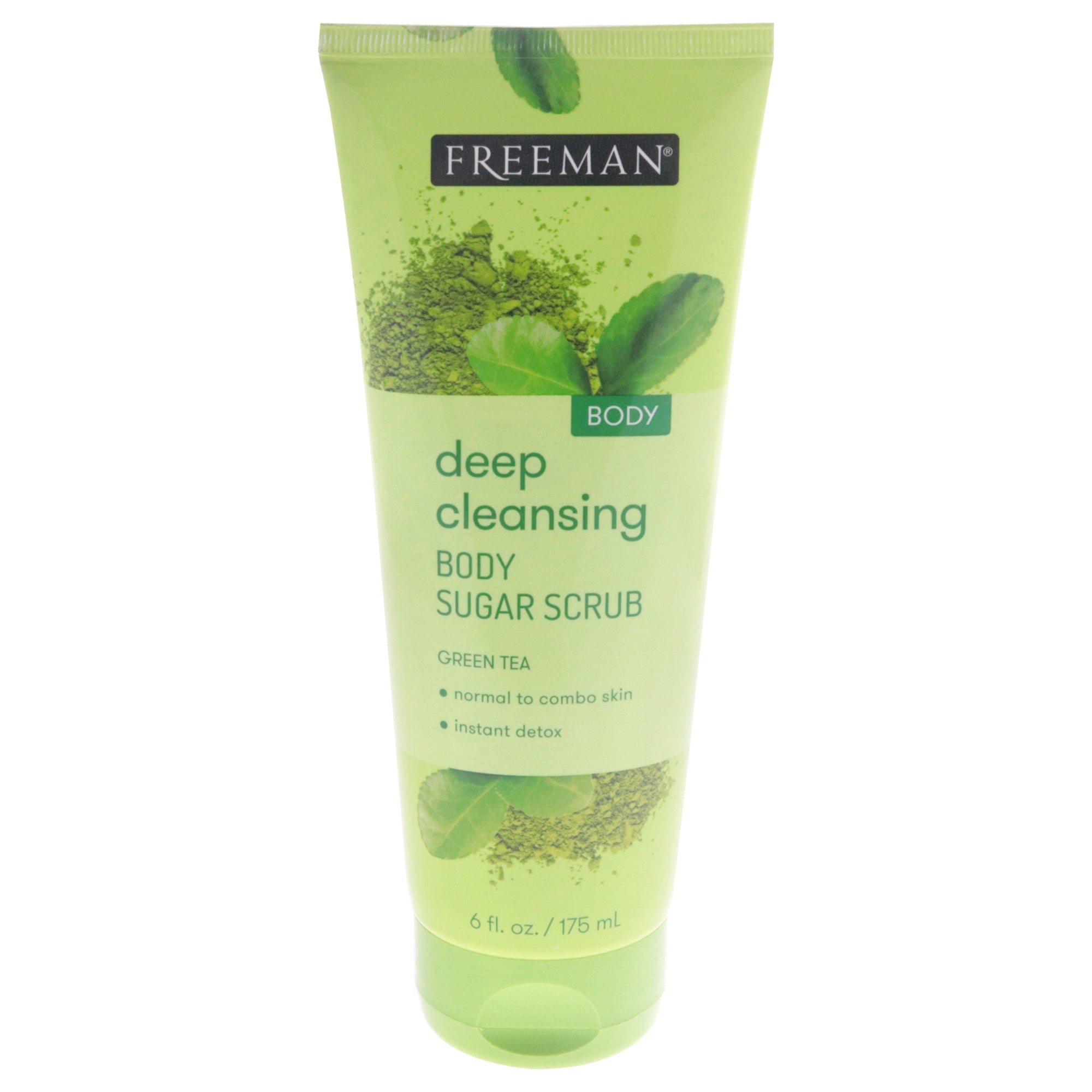 Freeman Green Tea Deep Cleansing Body Sugar Scrub -Thefragrancemart.com