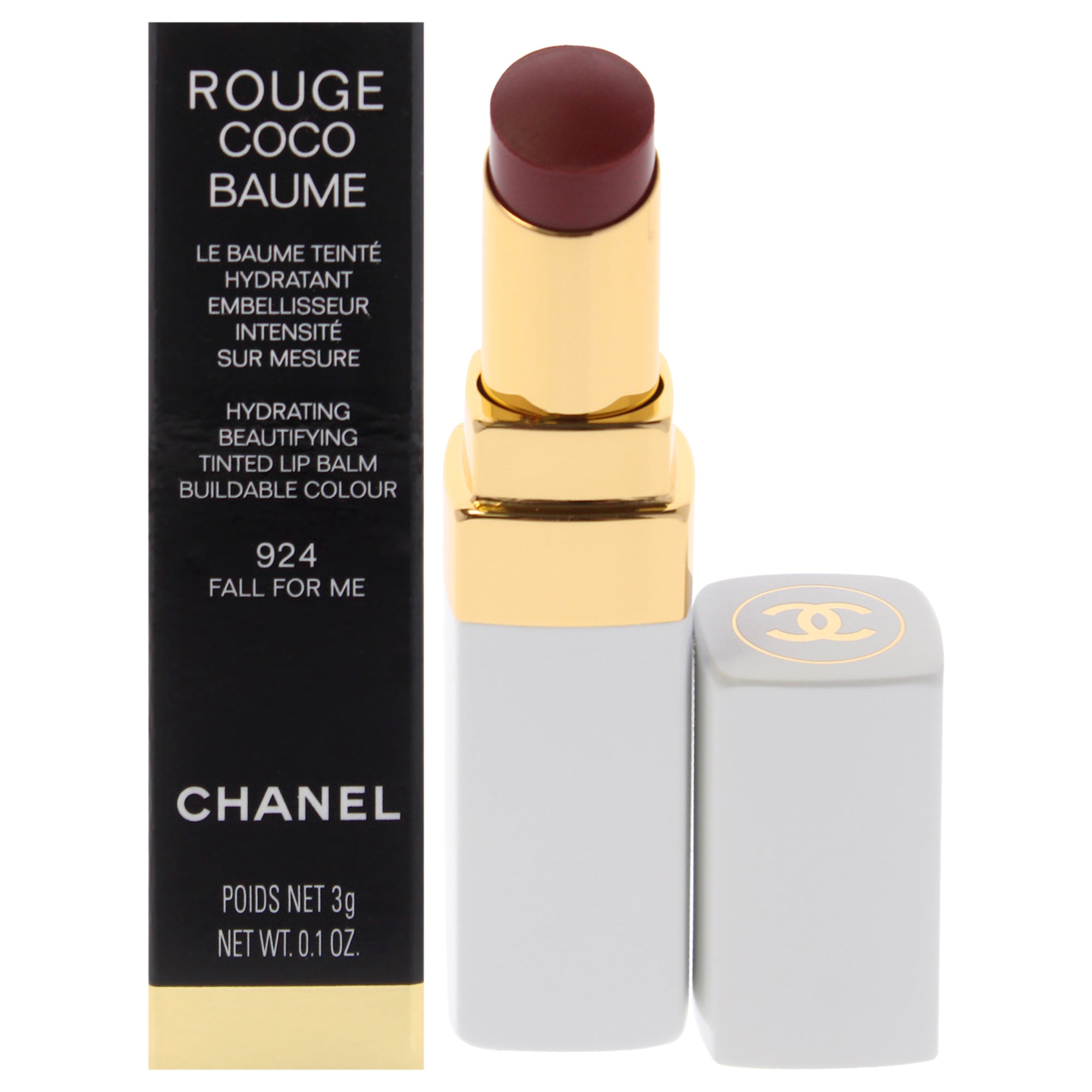 Chanel Rouge Coco Baume Hydrating Beautifying Tinted - 924 Fall For Me -Thefragrancemart.com
