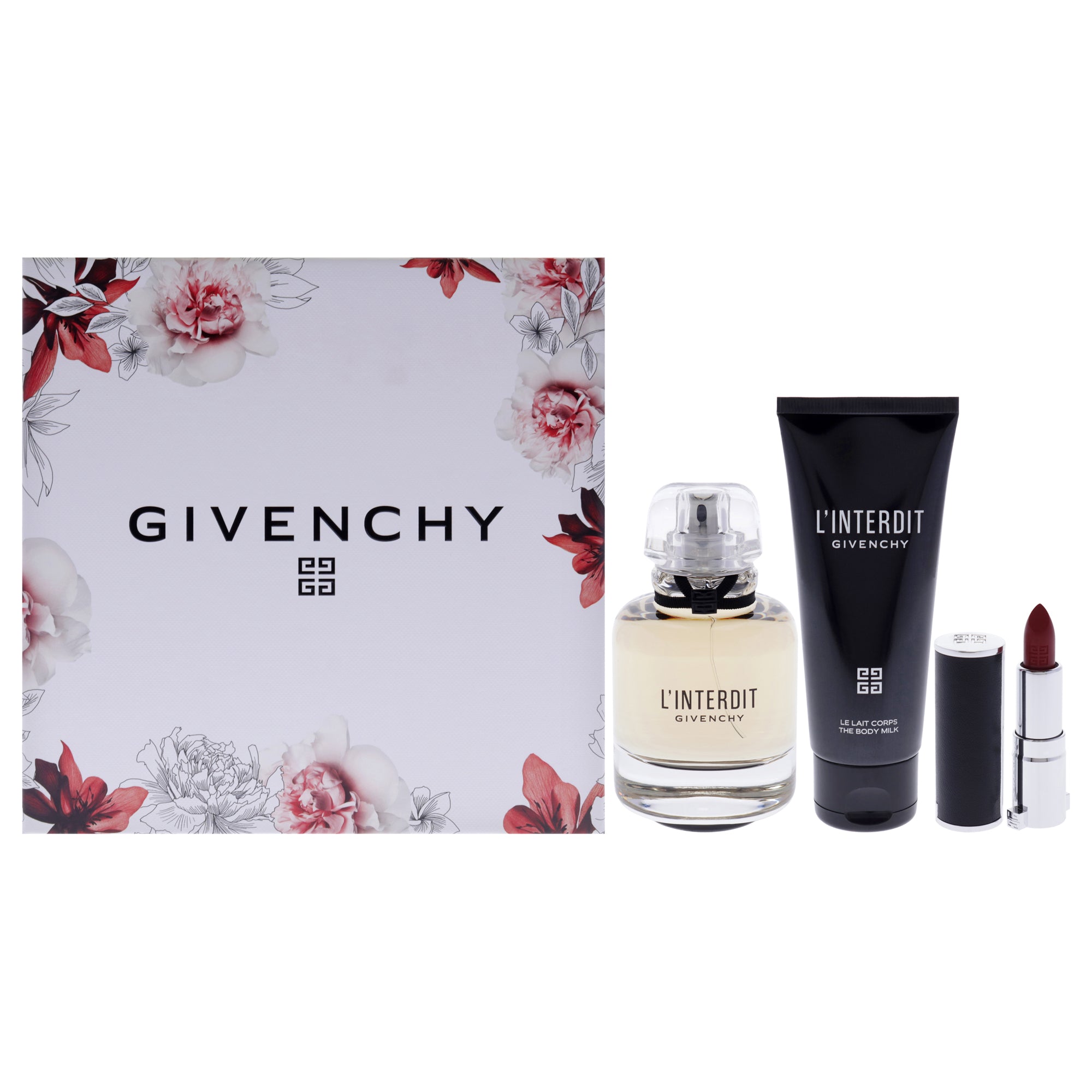 Givenchy LInterdit 3 Pc Gift Set-Thefragrancemart.com