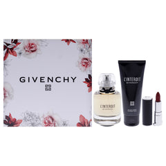 Givenchy LInterdit 3 Pc Gift Set-Thefragrancemart.com