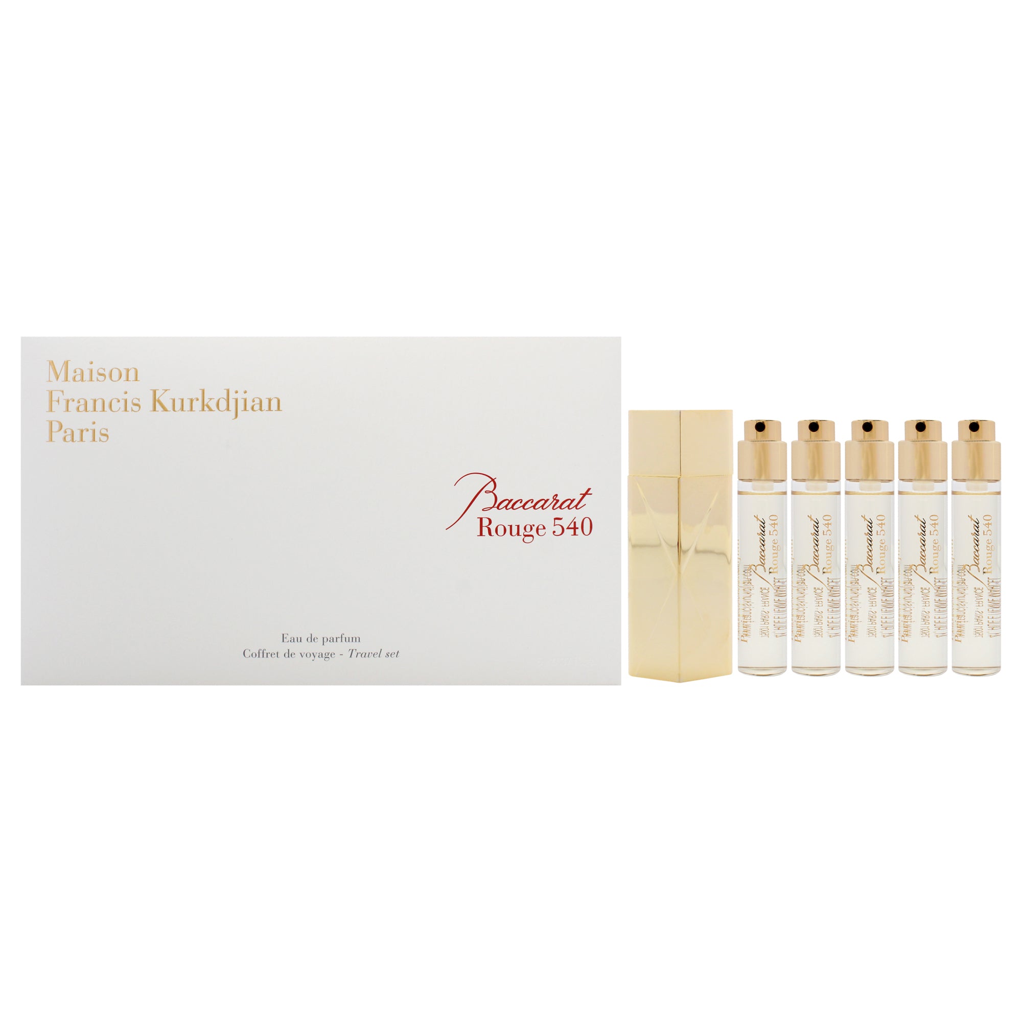 Maison Francis Kurkdjian Baccarat Rouge 540 Travel Set 6 Pc Gift Set-Thefragrancemart.com