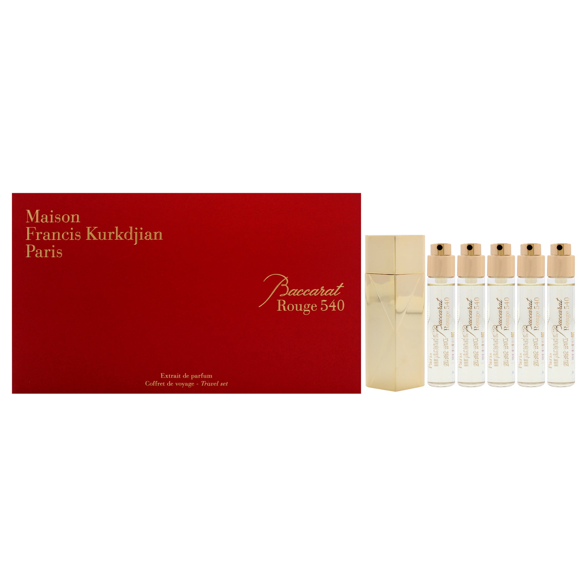 Maison Francis Kurkdjian Baccarat Rouge 540 Travel Set 6 Pc Gift Set-Thefragrancemart.com