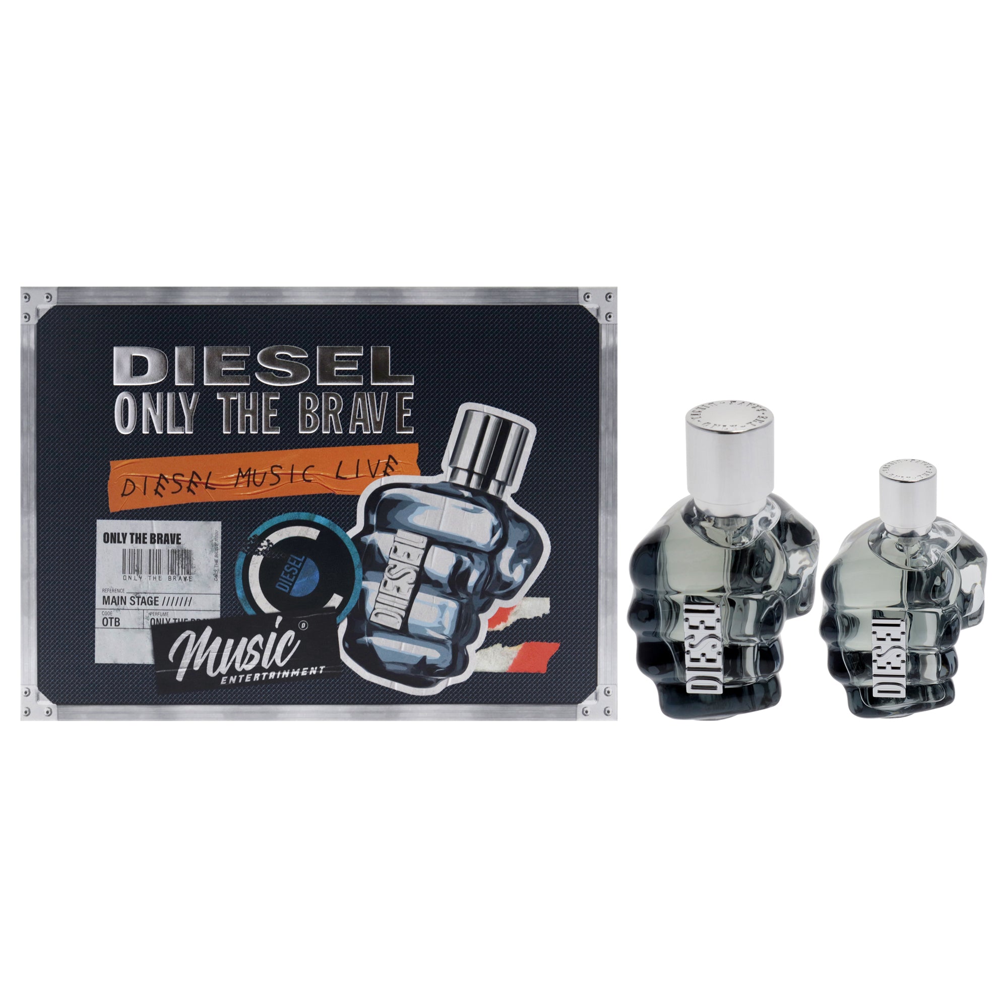 Diesel Only The Brave 2 Pc Gift Set-Thefragrancemart.com