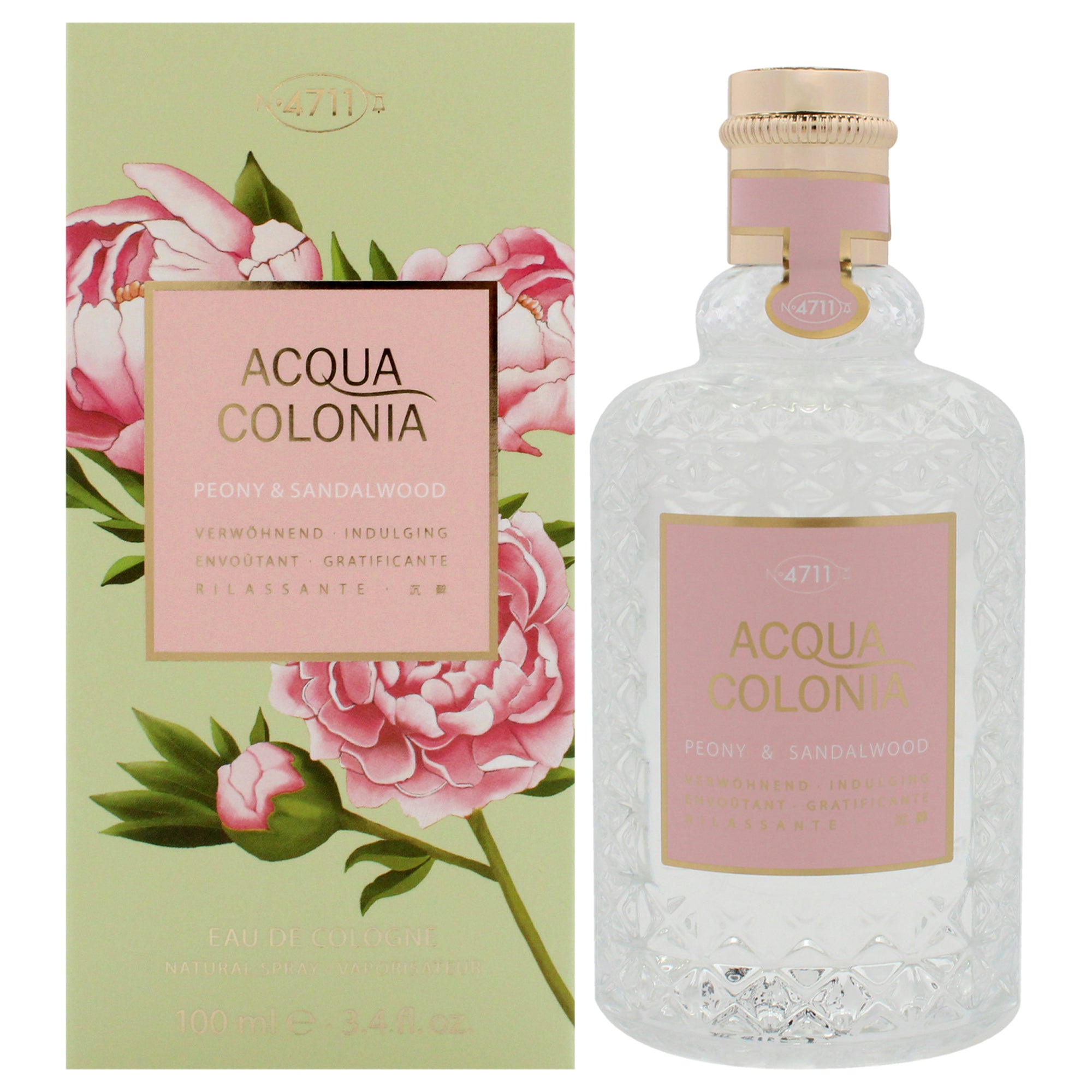 Muelhens 4711 Acqua Colonia Peony and Sandalwood Eau De Cologne-Thefragrancemart.com
