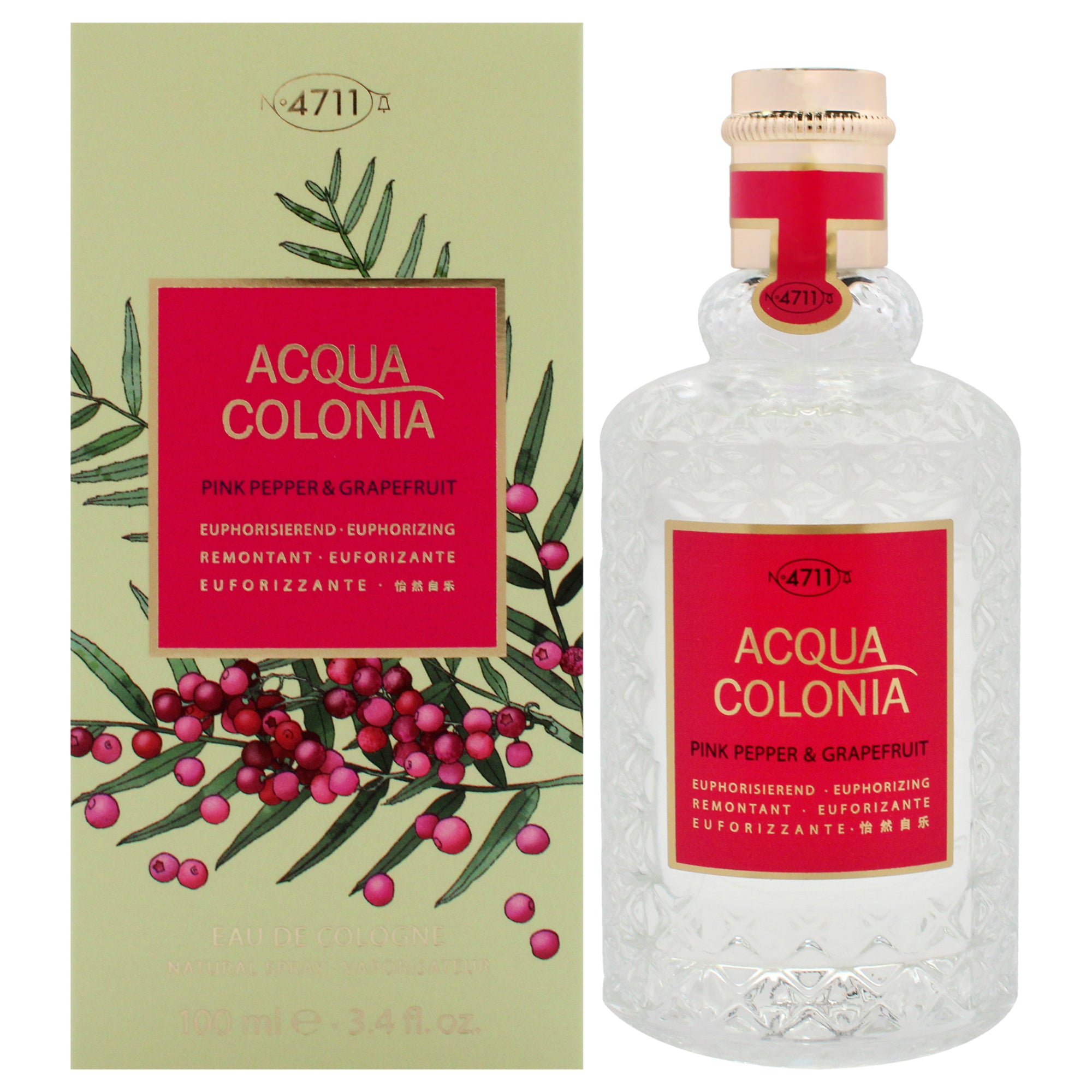 Muelhens 4711 Acqua Colonia Pink Pepper and Grapefruit Eau De Cologne-Thefragrancemart.com