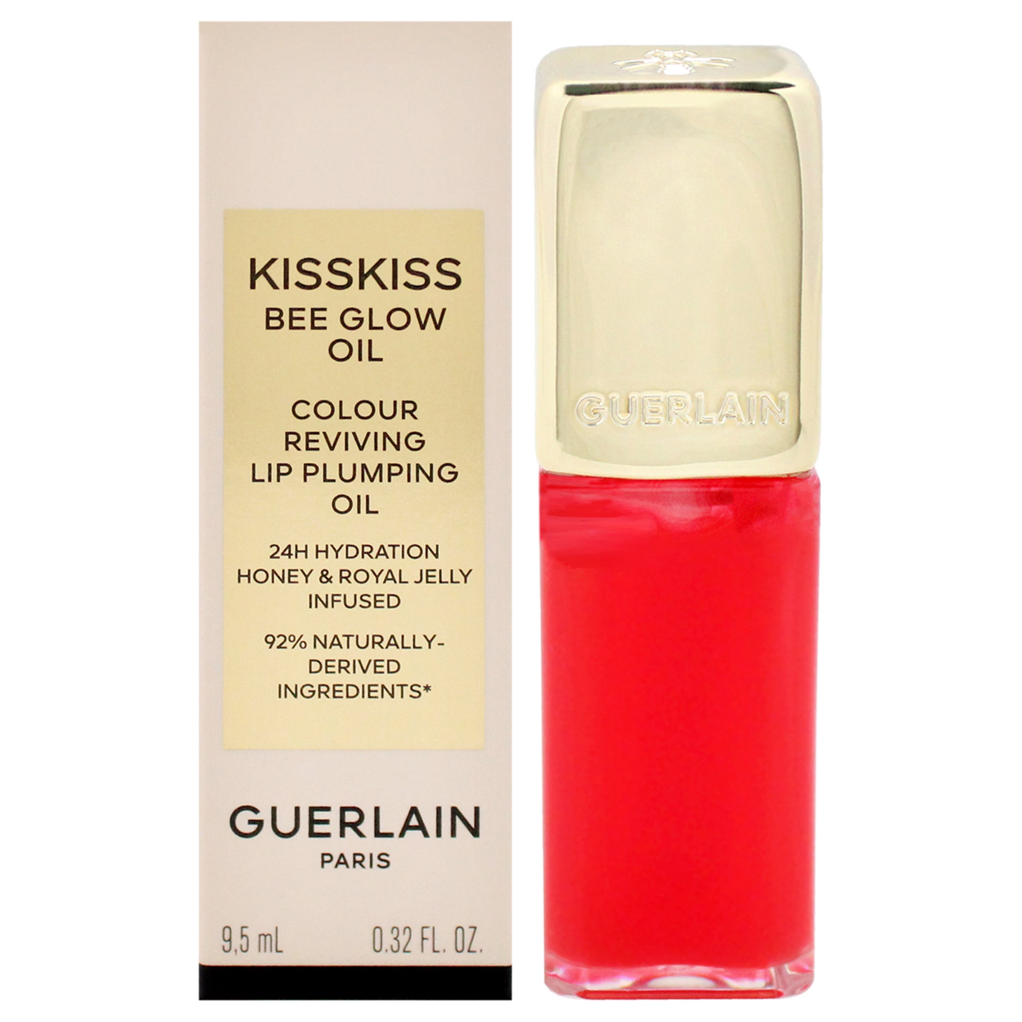 Guerlain Kiss Kiss Bee Glow Oil - 775 Poppy Glow -Thefragrancemart.com