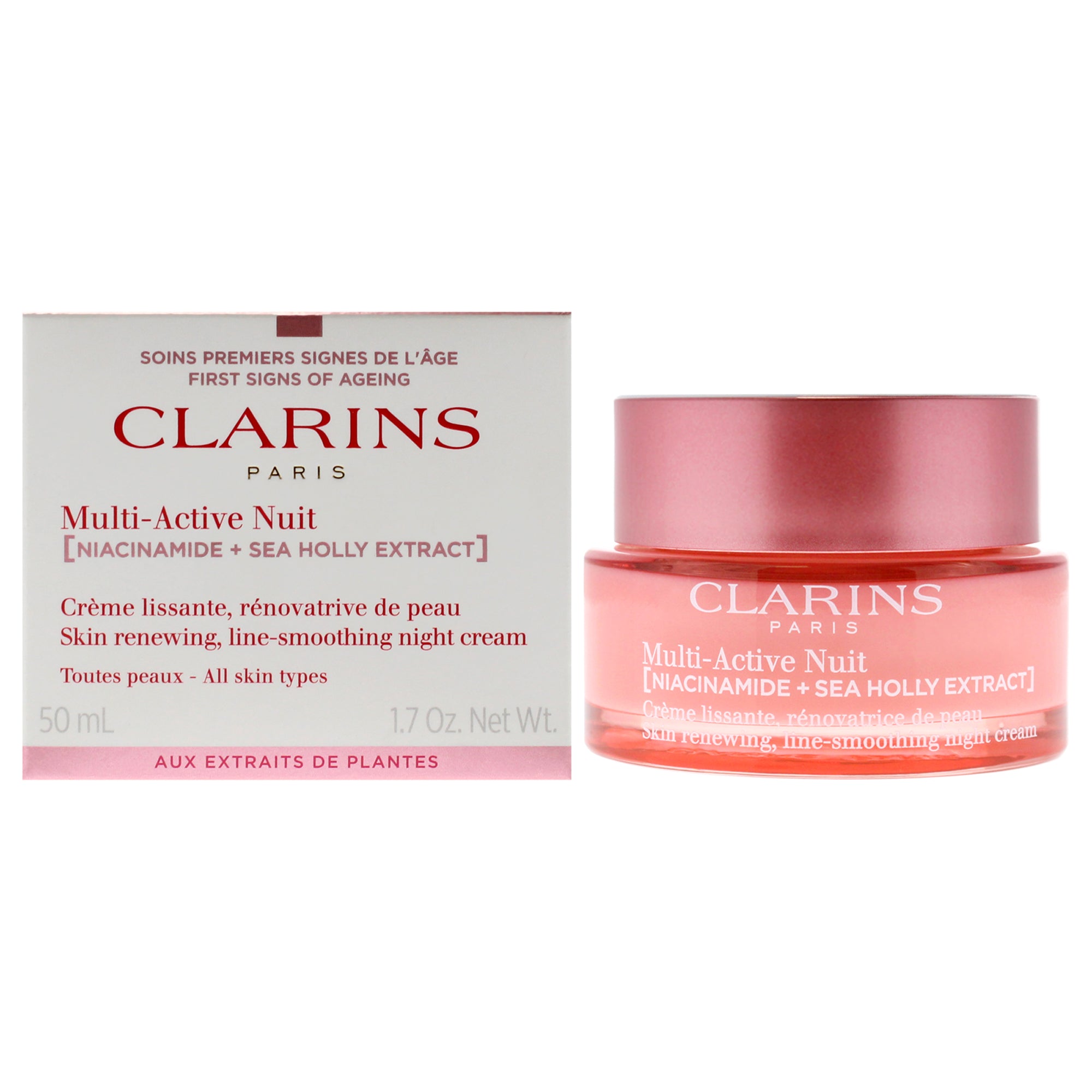 Clarins Multi-Active Night Cream - All Skin Types -Thefragrancemart.com