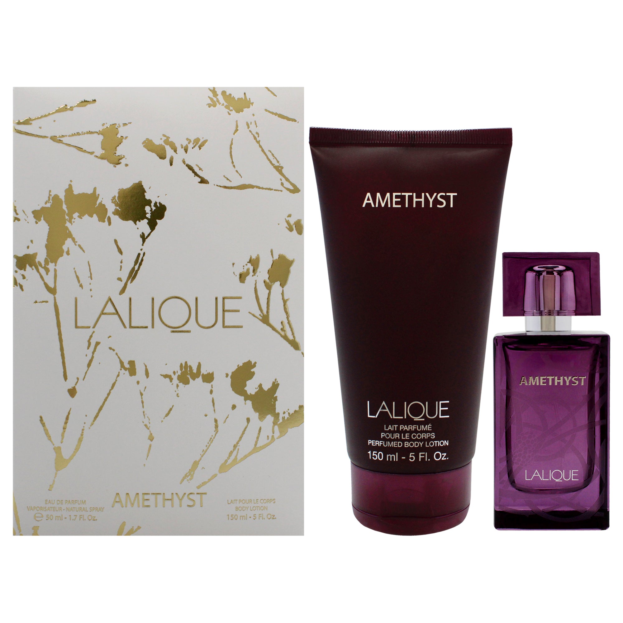 Lalique Amethyst Set 2 Pc Gift Set-Thefragrancemart.com