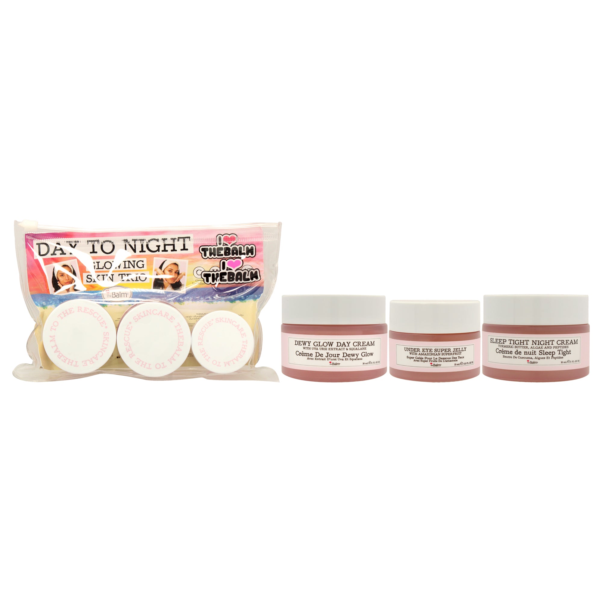 the Balm Day To Night Glowing Skin Trio -Thefragrancemart.com