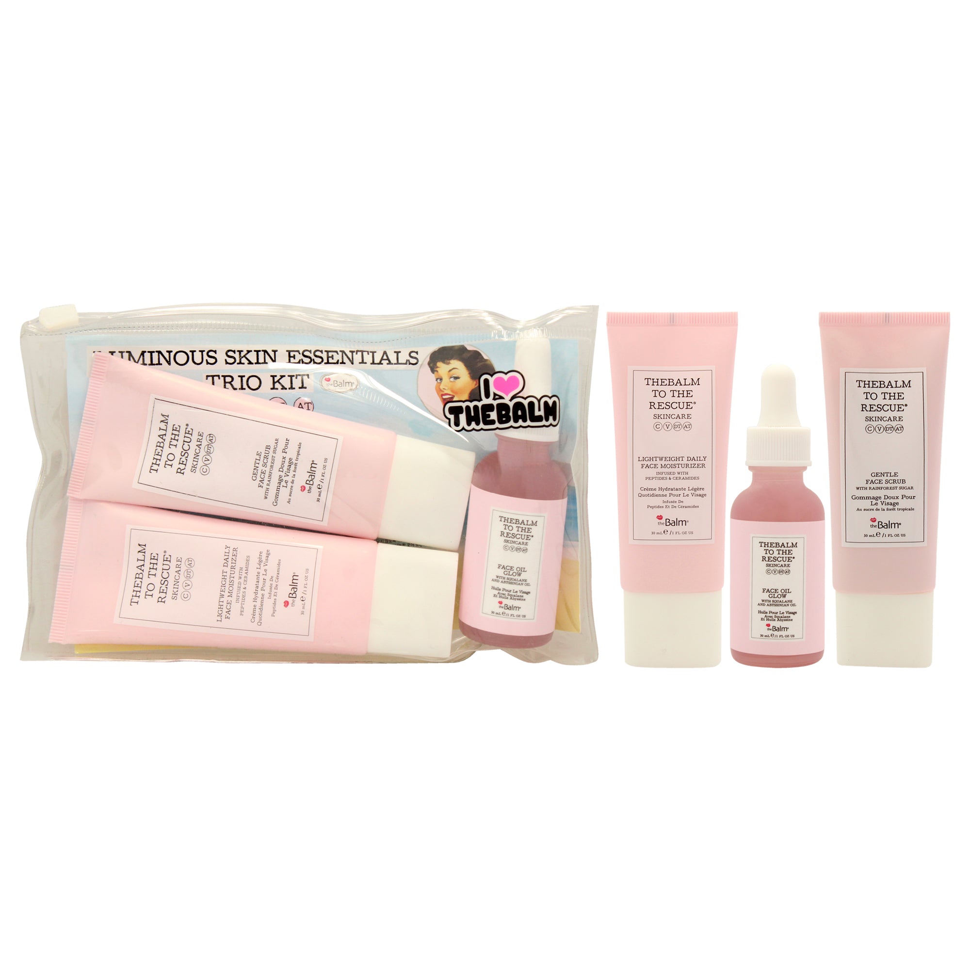 the Balm Luminous Skin Essentials Trio Kit -Thefragrancemart.com