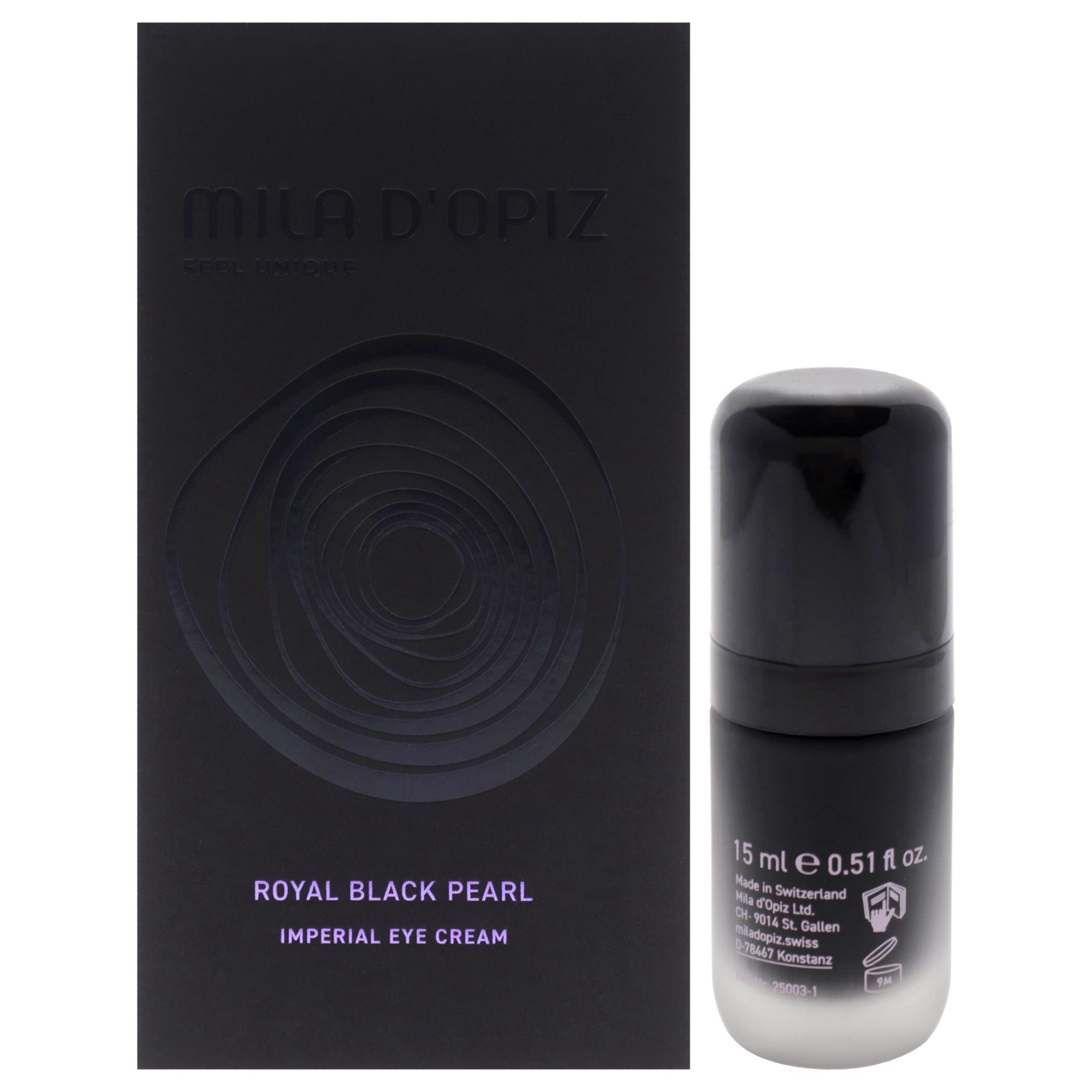 Mila D Opiz Royal Black Pearl Imperial Eye Cream -Thefragrancemart.com